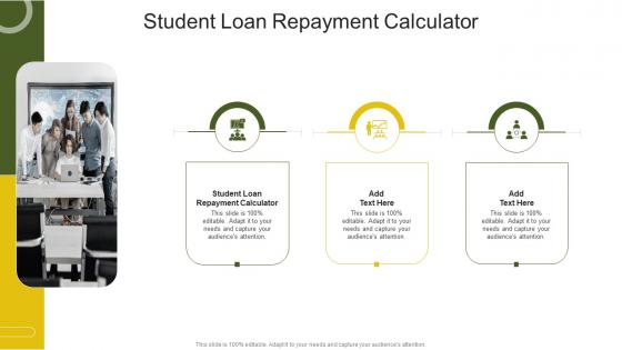 Student Loan Repayment Calculator In Powerpoint And Google Slides Cpb