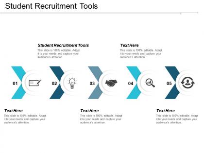 Student recruitment tools ppt powerpoint presentation pictures guide cpb
