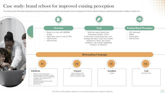 Study Brand Reboot For Improved Existing Perception Revitalizing Brand For Success Case