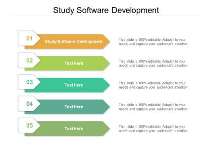 Study software development ppt powerpoint presentation icon introduction cpb