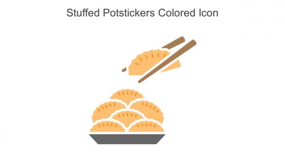 Stuffed Potstickers Colored Icon In Powerpoint Pptx Png And Editable Eps Format