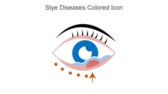 Stye Diseases Colored Icon In Powerpoint Pptx Png And Editable Eps Format