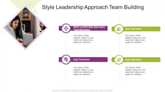 Style Leadership Approach Team Building In Powerpoint And Google Slides Cpb