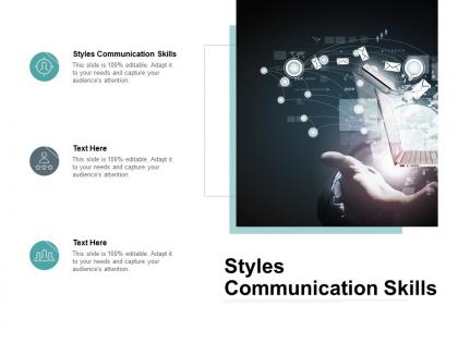 Styles communication skills ppt powerpoint presentation outline grid cpb