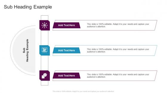 Sub Heading Example PowerPoint Presentation and Slides | SlideTeam