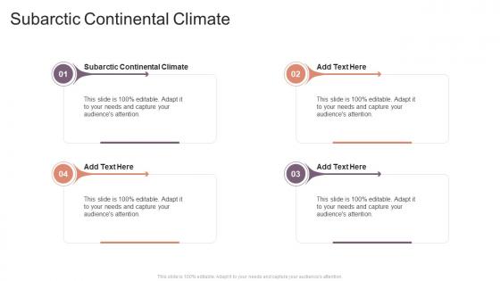 Subarctic Continental Climate In Powerpoint And Google Slides Cpb