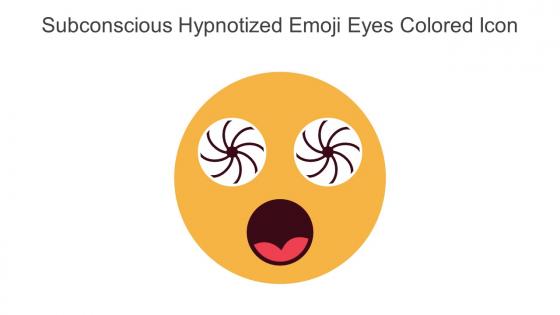 Subconscious Hypnotized Emoji Eyes Colored Icon In Powerpoint Pptx Png And Editable Eps Format