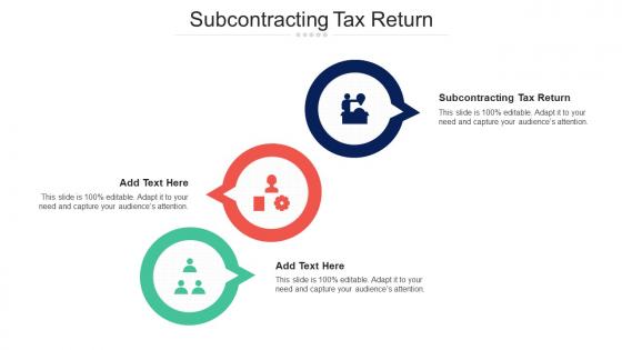 Subcontracting Tax Return Ppt Powerpoint Presentation Inspiration Picture Cpb