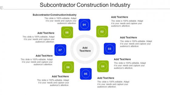 Subcontractor Construction Industry Ppt Powerpoint Presentation Layouts Files Cpb