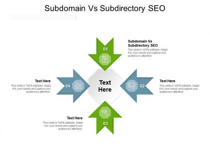 Subdomain vs subdirectory seo ppt powerpoint presentation diagram graph charts cpb