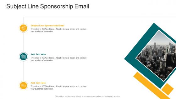 Subject Line Sponsorship Email In Powerpoint And Google Slides Cpb