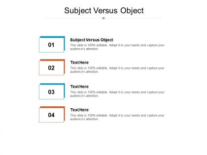 Subject versus object ppt powerpoint presentation example file cpb