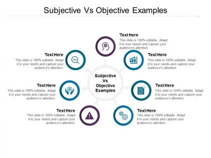 Subjective vs objective examples ppt powerpoint presentation icon clipart images cpb
