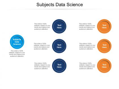 Subjects data science ppt powerpoint presentation show clipart images cpb