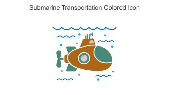 Submarine Transportation Colored Icon In Powerpoint Pptx Png And Editable Eps Format