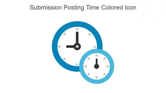 Submission Posting Time Colored Icon In Powerpoint Pptx Png And Editable Eps Format