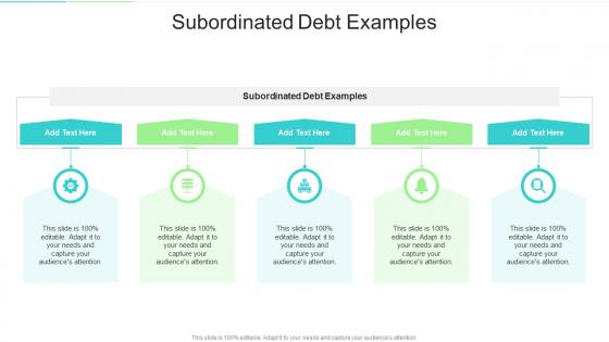 Subordinated Debt Examples PowerPoint Presentation and Slides | SlideTeam