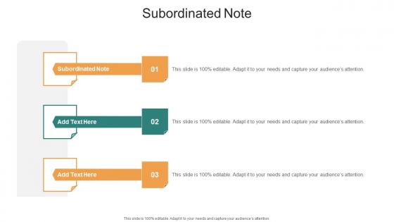 Subordinated Note In Powerpoint And Google Slides Cpb
