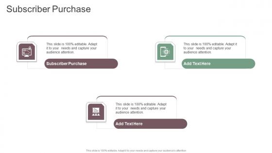 Subscriber Purchase In Powerpoint And Google Slides Cpb