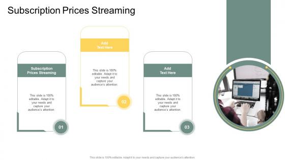 Subscription Prices Streaming In Powerpoint And Google Slides Cpb