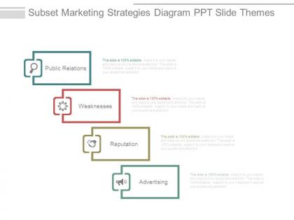 Subset marketing strategies diagram ppt slide themes