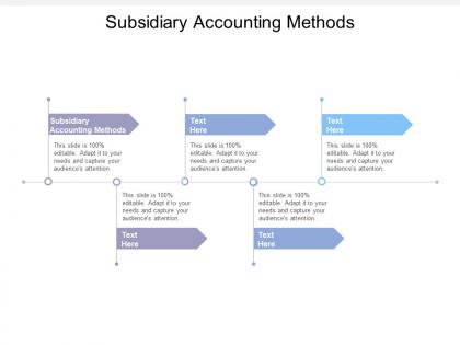 Subsidiary accounting methods ppt powerpoint presentation file ideas cpb