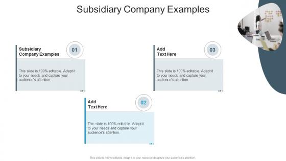 Subsidiary Company Examples In Powerpoint And Google Slides Cpb