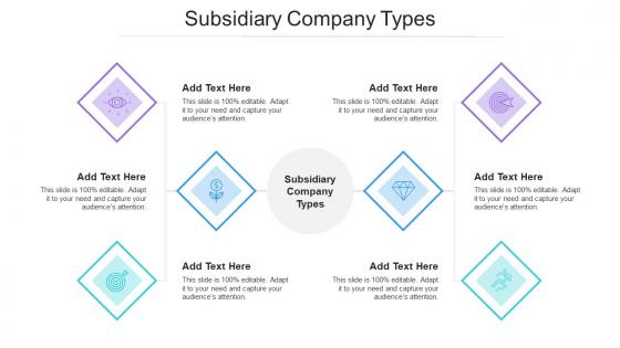 Subsidiary Company Types Ppt Powerpoint Presentation Ideas Tutorials Cpb