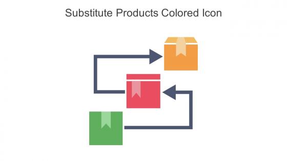 Substitute Products Colored Icon In Powerpoint Pptx Png And Editable Eps Format