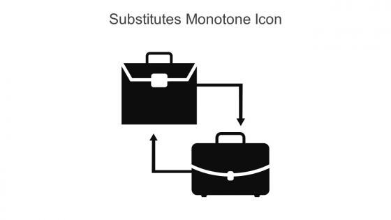 Substitutes Monotone Icon In Powerpoint Pptx Png And Editable Eps Format