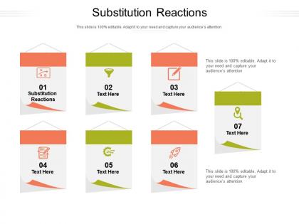 Substitution reactions ppt powerpoint presentation diagram templates cpb