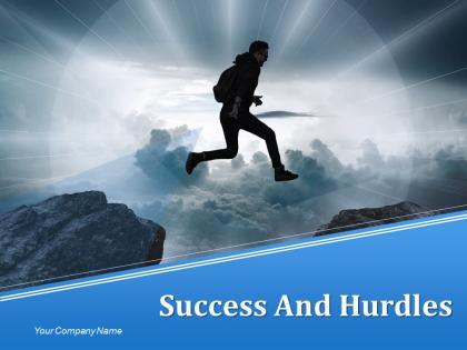 Success And Hurdles Powerpoint Presentation Slides