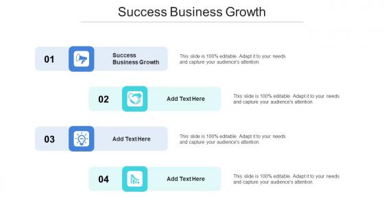 Success Business Growth In Powerpoint And Google Slides Cpb