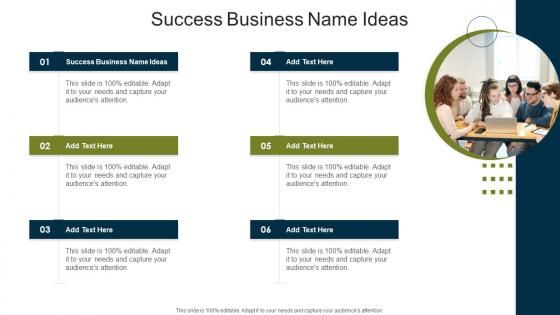 Success Business Name Ideas In Powerpoint And Google Slides Cpb