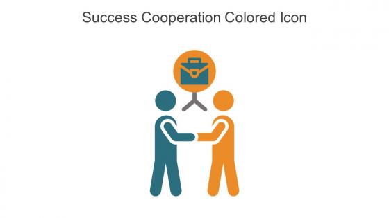 Success Cooperation Colored Icon In Powerpoint Pptx Png And Editable Eps Format