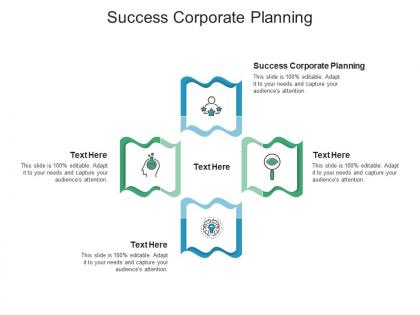 Success corporate planning ppt powerpoint presentation outline design inspiration cpb