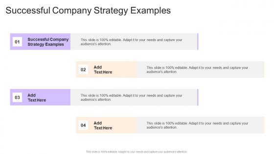 Successful Company Strategy Examples In Powerpoint And Google Slides Cpb