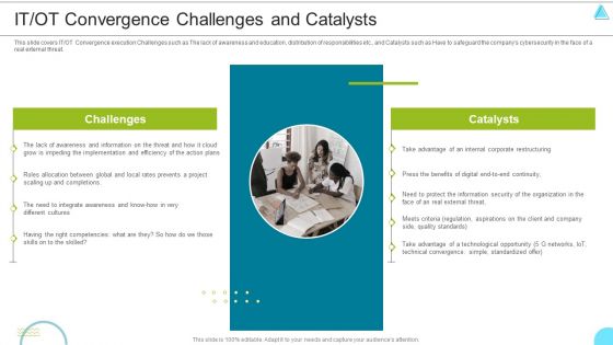 Successful Convergence Of It And Ot It Ot Convergence Challenges And Catalysts