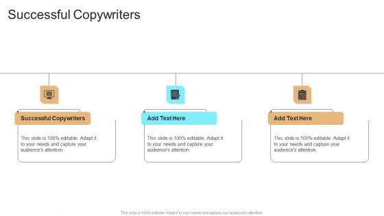 Successful Copywriters In Powerpoint And Google Slides Cpb