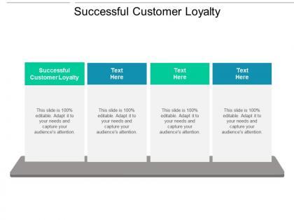 Successful customer loyalty ppt powerpoint presentation gallery deck cpb