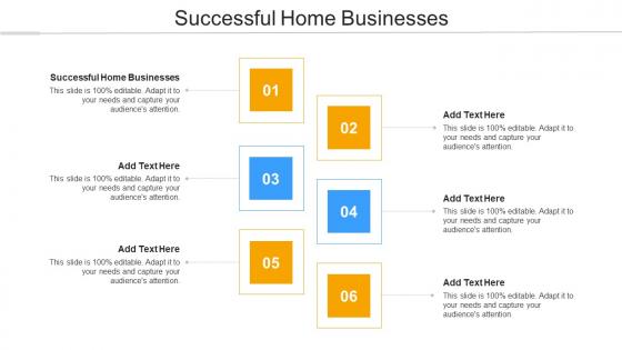 Successful Home Businesses In Powerpoint And Google Slides Cpb