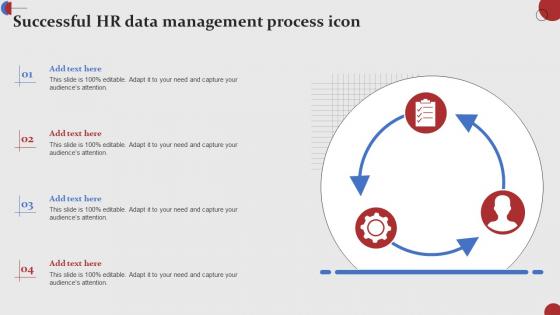 Successful HR Data Management Process Icon