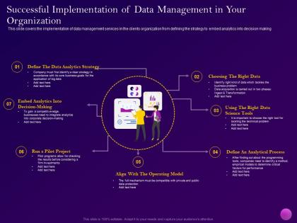 Successful implementation of data management in your cloud ppt pictures