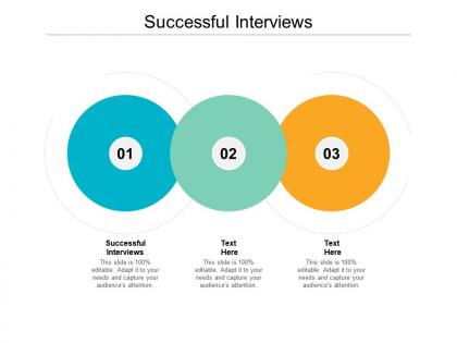 Successful interviews ppt powerpoint presentation infographics backgrounds cpb