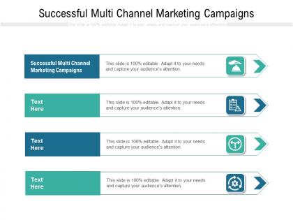 Successful multi channel marketing campaigns ppt powerpoint presentation visual aids cpb