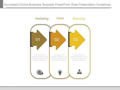 Successful online business template powerpoint slide presentation guidelines