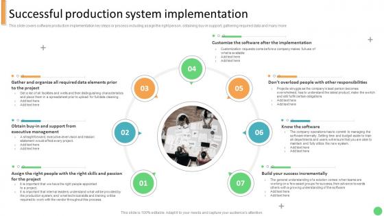 Successful Production System Implementation Technology Development Project Planning