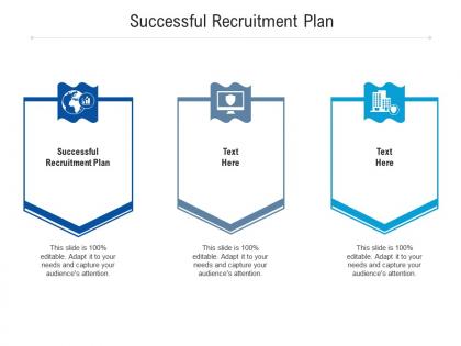 Successful recruitment plan ppt powerpoint presentation inspiration sample cpb