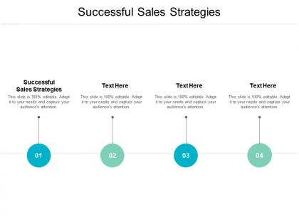 Successful sales strategies ppt powerpoint presentation professional demonstration cpb