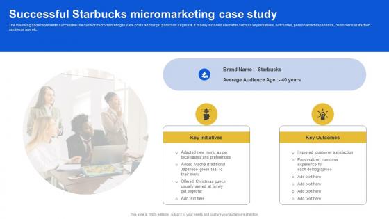 Successful Starbucks Micromarketing Case Study Introduction To Micromarketing Customer MKT SS V